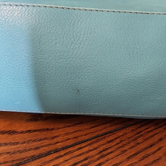 Marc Jacobs Vintage Tiffany Blue Leather Satchel and Dustbag Set - Picture 6 of 16